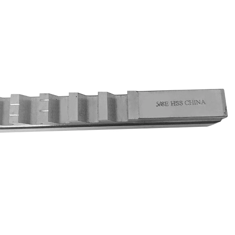 HSS 5/8 E Push-Type Keyway Broaches дюйм Размер Режущий инструмент для CNC нож металлообработки |