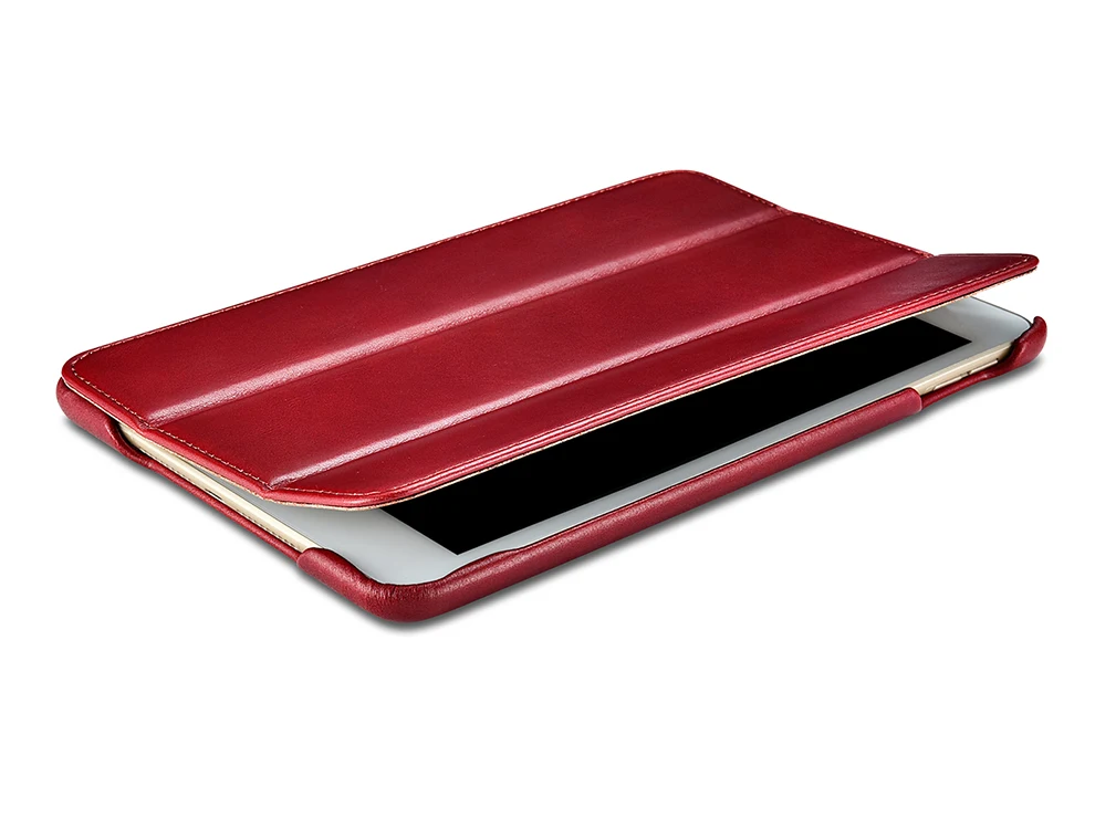ICARER для iPad Mini чехол винтажный из натуральной кожи флип-Фолио умный чехол для iPad Mini 5 чехол Авто спящий мешок
