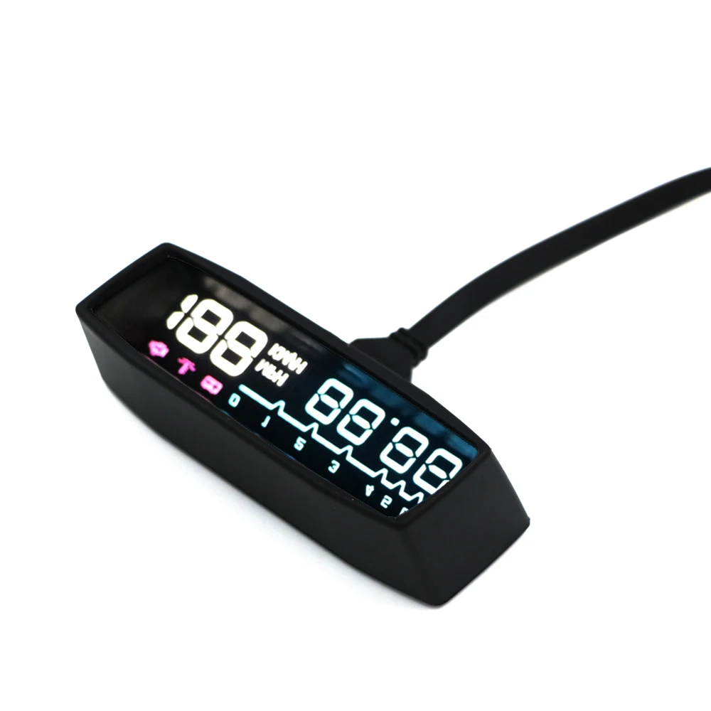 Eanop en-салона автомобиля HUD Дисплей OBD II EOBD Авто Цифровой автомобиль спидометр для Audi A6 C6 toyota Ford