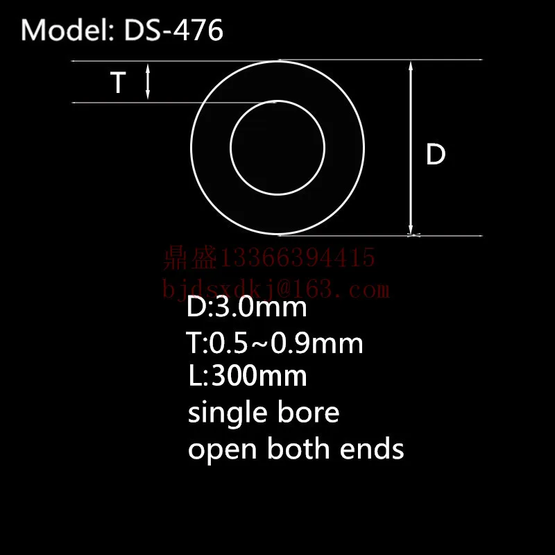 

99.5% Al2O3 Высокая термоемкость, внешний диаметр 3, 0 х2, 0 мм/круглая однородная глиноземная трубка/изоляционная керамика для датчиков термопары
