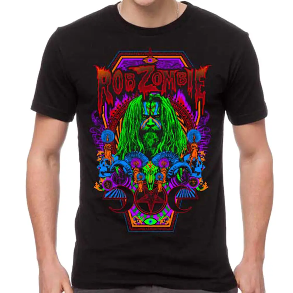 Аутентичный Роб зомби Necro цвет футболки M L XL 2XL Новые Топы Оптовая продажа