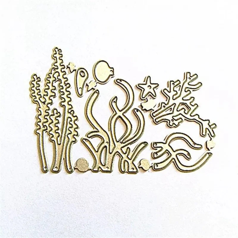 Водоросли металла резки штампы DIY вырубной трафарет декоративный Скрапбукинг