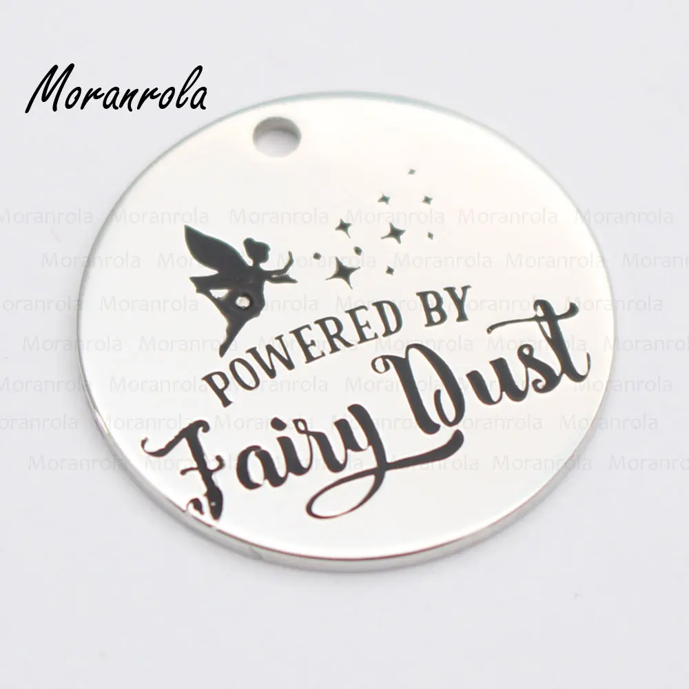 Новое медное ожерелье с цепочкой arried &quotPowered By Fairy Dust&quot очаровательное Ювелирное