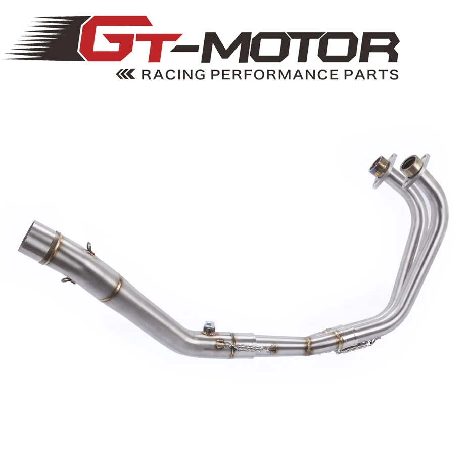 Выхлопная система трубы заголовка средней скольжения для YAMAHA R25 R3 2014 2015 2016 2017 2018