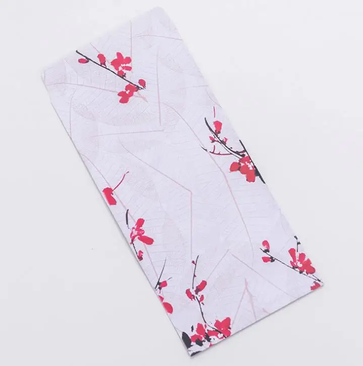 10 шт./компл. конверты с цветами в китайском стиле Конверты бумажники для