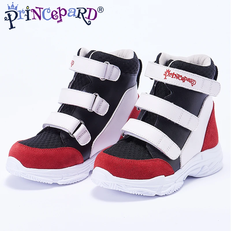 Princepard 2018 children's orthopedic sports shoes kids black sneakers With professional insoles size21-36 | Детская одежда и