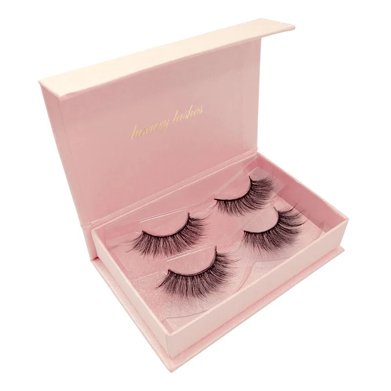 2 пары 3D норковые ресницы высокого качества 100% ручной работы 5 стилей натуральные