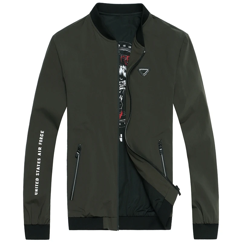 2017 Размер Плюс большой размер макс грудь 146 см бейсбольная куртка мужская