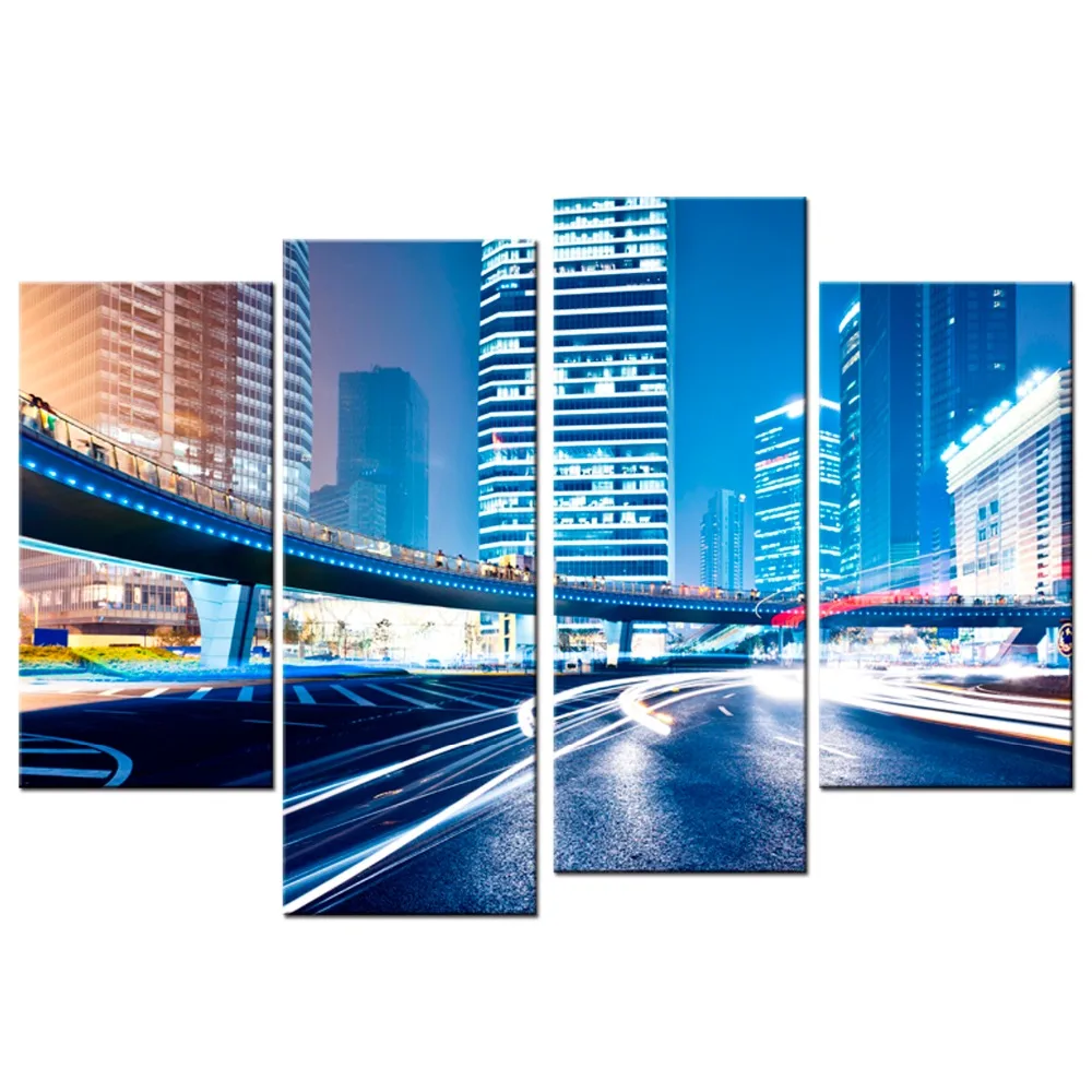 4 шт./компл. современные настенные художественные картины на холсте для гостиной