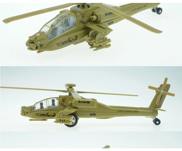Игрушка Longbow Apache военный вертолет Боинг сплав боец с полной функцией спины дети хобби модельные игрушки, коллекционные подарки
