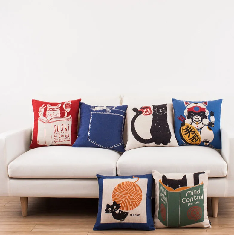 Японский ниндзя робот Кот Детский крутой массажер декоративные винтажные