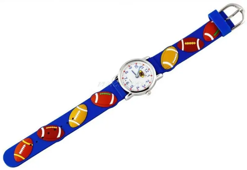 Часы wдоме с резиновым ремешком 3D милые кварцевые часы роскошный бренд