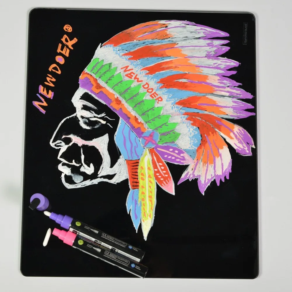 Канцелярские принадлежности 6 мм маркеры неоновый Жидкий Мел для LED доска эффект