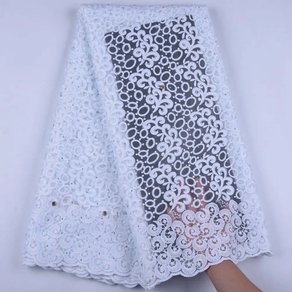 Кружевная ткань кружевная из молочного шелка для шитья на свадьбе 2019 | Дом и сад