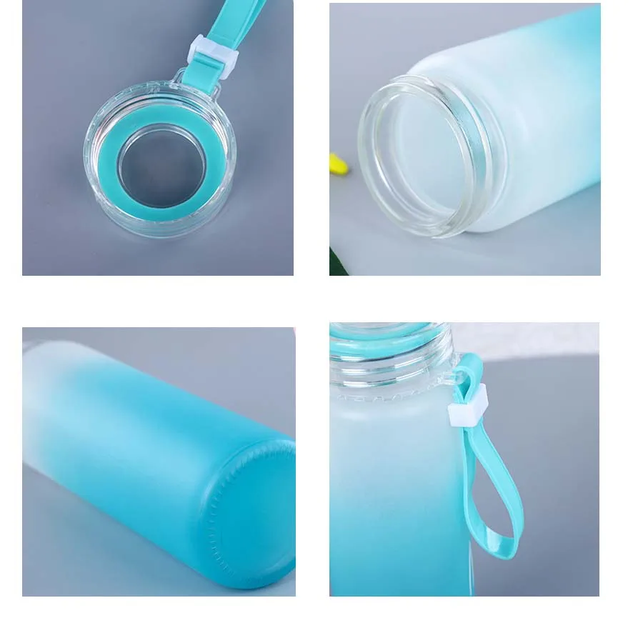 Стеклянная Спортивная бутылка для воды фруктовый сок езды на велосипеде бега