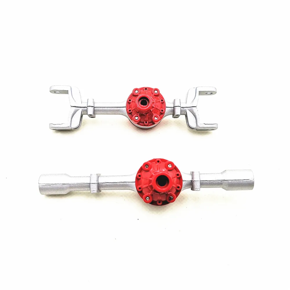 1set Metal Front and Rear Axle Housing For WPL B1 B14 B16 B24 B36 C24 C14 Universal Military Truck RC Car Spare Upgrade Parts