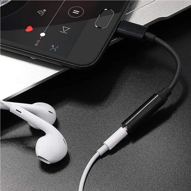 2 шт кабель-Переходник USB C на 3 5 мм адаптер для наушников Lightning Тип до Мужской