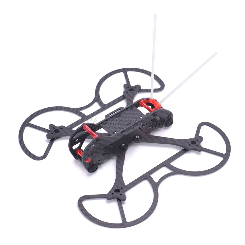 Стойка HSKRC 155 мм для гоночного дрона с функцией FPV протектором пропеллера и