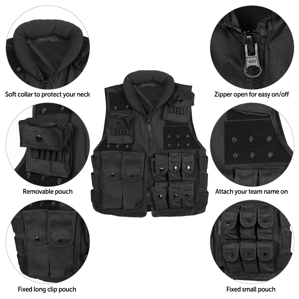 Военный тактический жилет для улицы тренировочный CS охоты защитный модульный