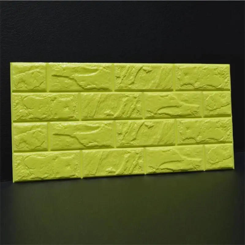 Новые 3D наклейки из пенопласта гибкие каменные кирпичные настенные стикеры 30*60