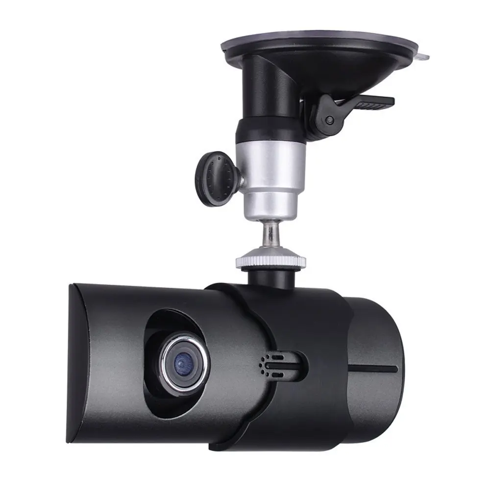 AMPrime Видеорегистраторы для автомобилей Двойной объектив R300 Dash Cam 2," gps Камера видео dvr рекордер с gps G-Сенсор видеокамера регистратор тире Камера