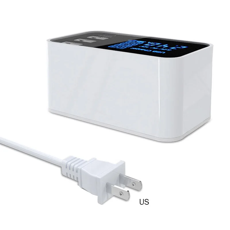 Светодиодный дисплей 3 порта Usb зарядное устройство с Type C для Samsung Iphone Ipad Быстрый