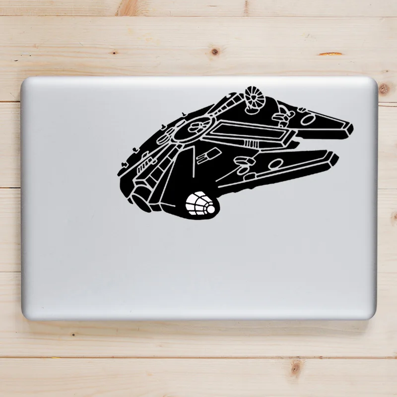 Виниловая наклейка для ноутбука Millennium Falcon Macbook Pro Air Retina 11 12 13 15 дюймов Mac Surface Book