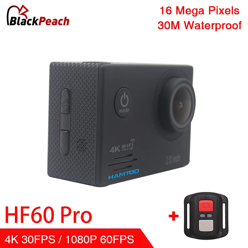 HAMTOD HF60 Pro 4K WiFi Экшн камера 2 0 дюймов ЖК дисплей Дайвинг Водонепроницаемая мини