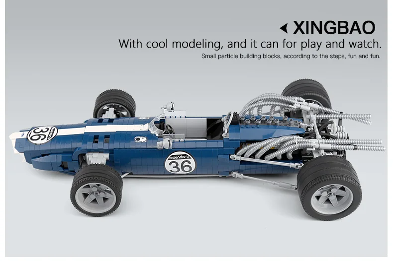 XINGBAO Technic блоки 24h Le Mans гоночный автомобиль F1 гоночный автомобиль строительные блоки кирпичная модель детские игрушки Marvel совместимый логотип 03022