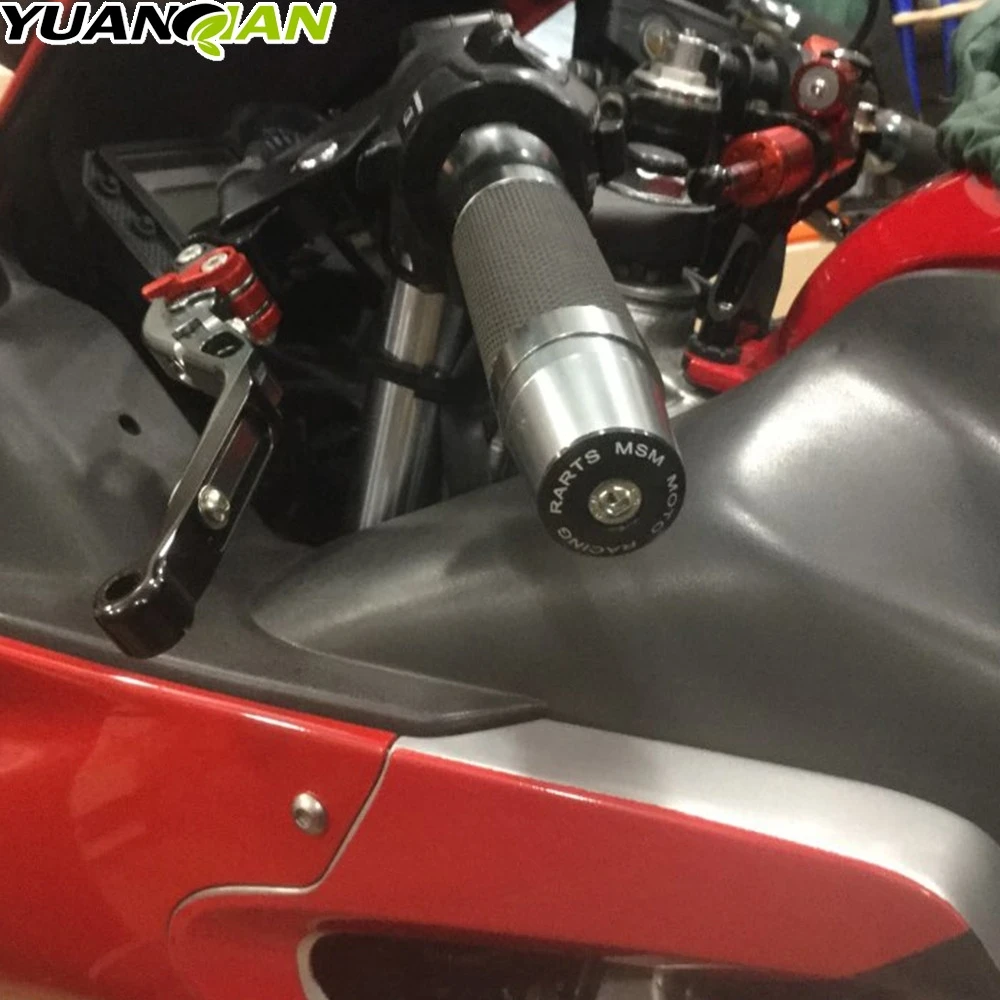 Мотоциклетные ручки захваты на руль мотоцикла концы грузики захват заглушка для