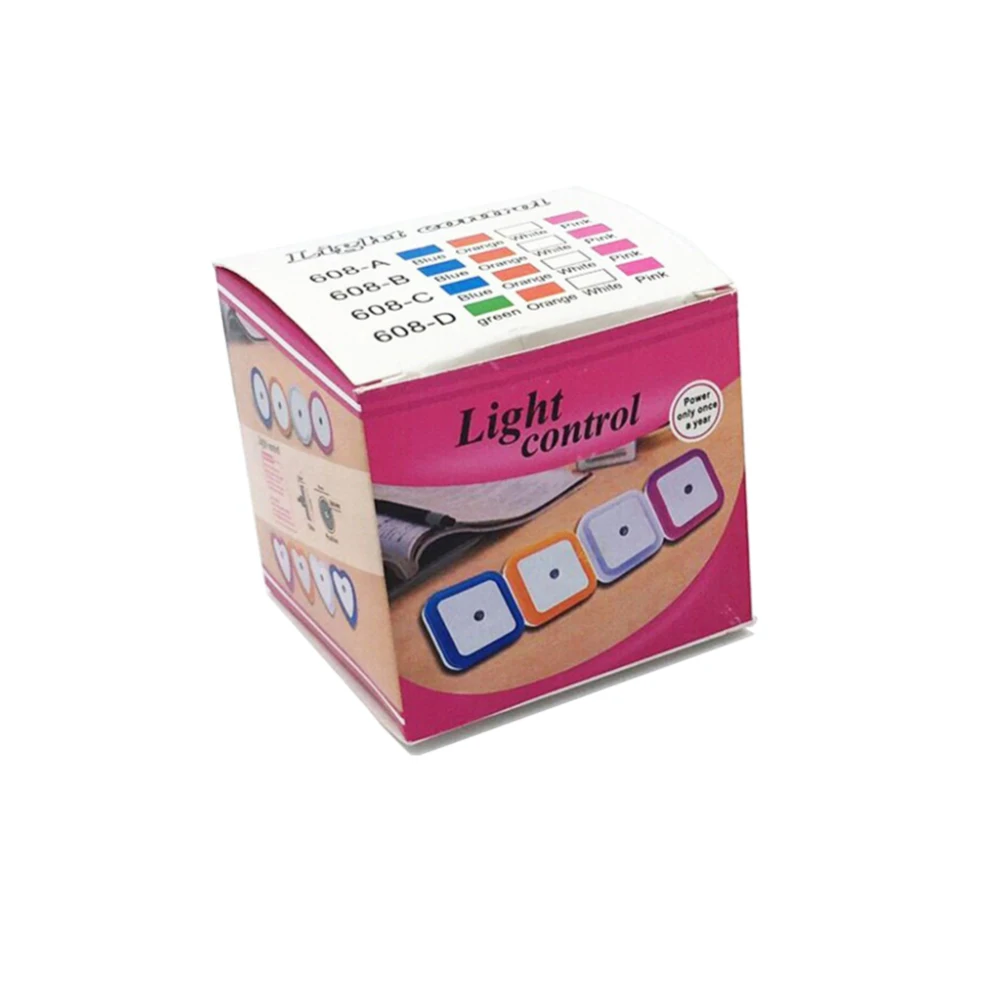 Датчик света автоматический контроль мини Ночной светильник ЕС США вилка