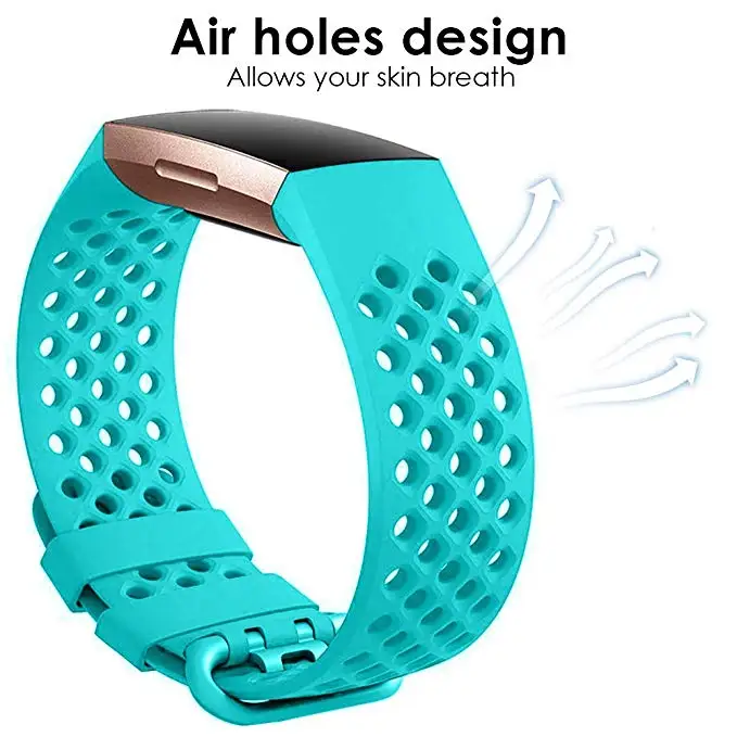 3 шт., Модный женский мужской браслет, ремешок для Fitbit Charge, 3 ремешка для замены, Мужские t Часы Для Fitbit Charge3 Смарт-часы аксессуары