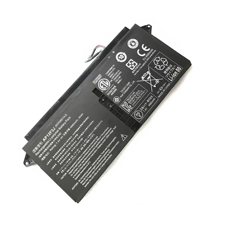 Новый аккумулятор AP12F3J для ноутбука Acer Aspire 13 3 дюйма ультрабук S7 S7-391 2ICP3/65/114-2 7 4 В 4680