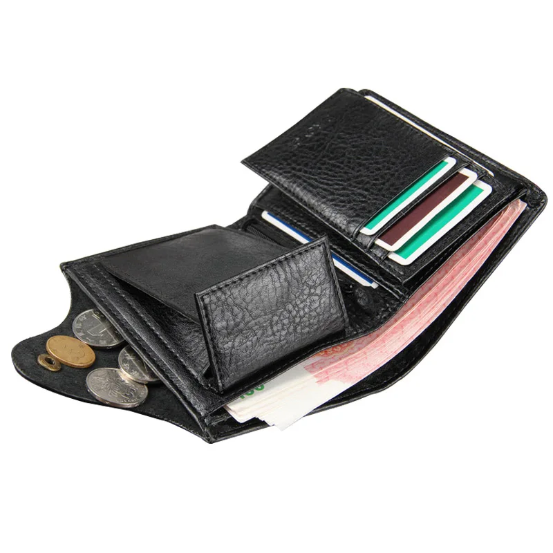 Мужской кошелек baellery из натуральной кожи тонкий деловой 2017|purse male|baellery businessmens thin