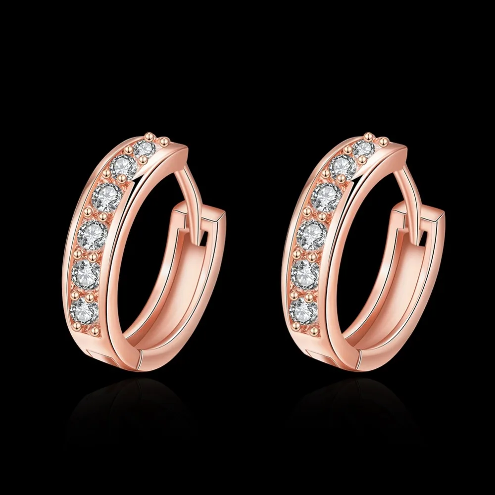 Красивые индийские серьги с покрытием из розового золота новейшего дизайна