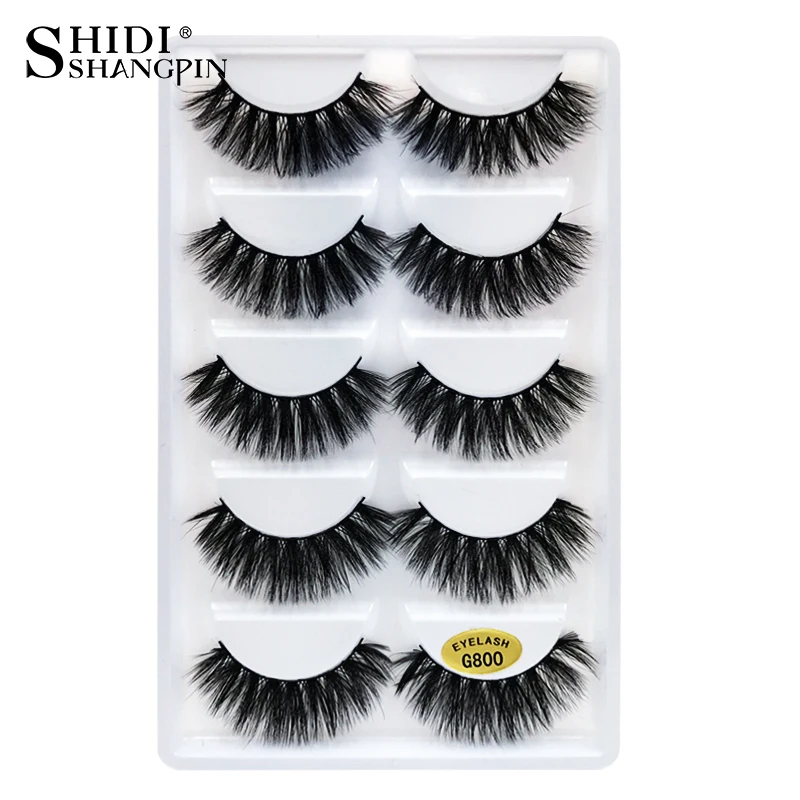 

100box Design Wholesale with Free DHL False Eyelashes supplier customized 3d Mink Eyelashes Maquiagem Cilios Natural