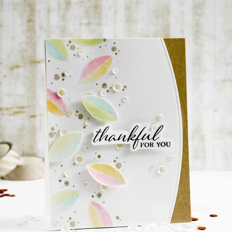 Letters Tree Leaf Transparent Clear Silicone Stamp/Seal for DIY Scrapbooking/Photo Album Decorative Card Making Stamps | Дом и сад