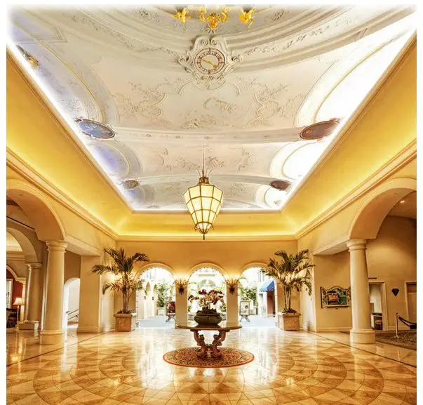 3D обои на заказ красивые Настенные без водорослей потолочные встроенные с