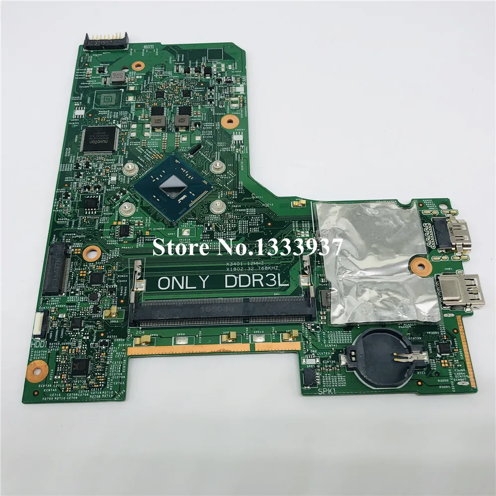 

Mainboard CN-0JX7F0 0JX7F0 JX7F0 For Dell Inspiron 15 3552 14 3452 Laptop motherboard SR29E N3700 card