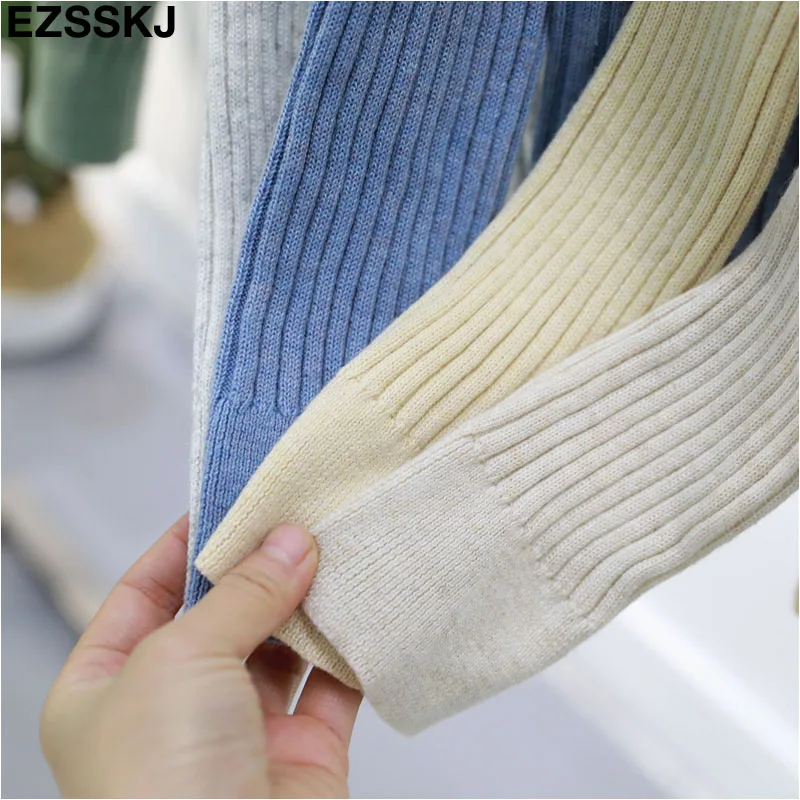 Весенний кашемировый Повседневный женский свитер вязаный кардиган с длинным