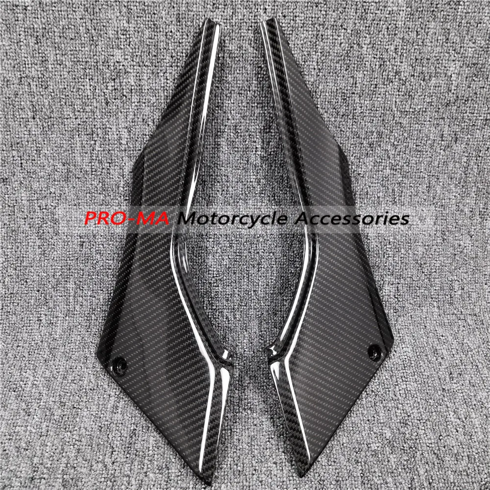 Мотоциклетные панели под сиденьем из углеродного волокна для Kawasaki Ninja 300 250R Z250 2013 +