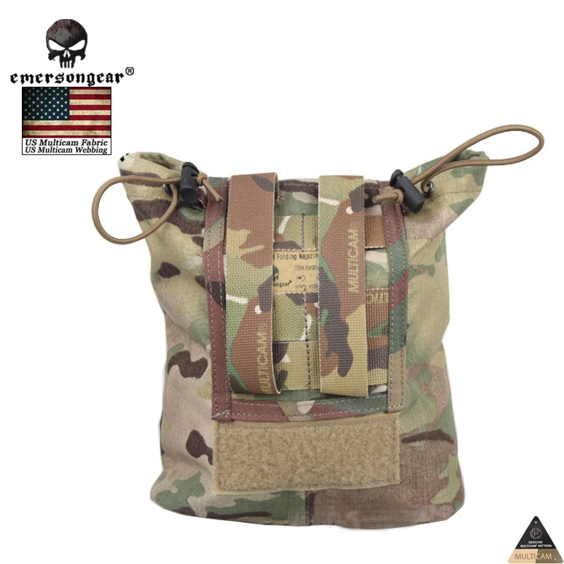 Emersongear складной мешок для сброса Мультикам MOLLE тактический большой магазина US 500D