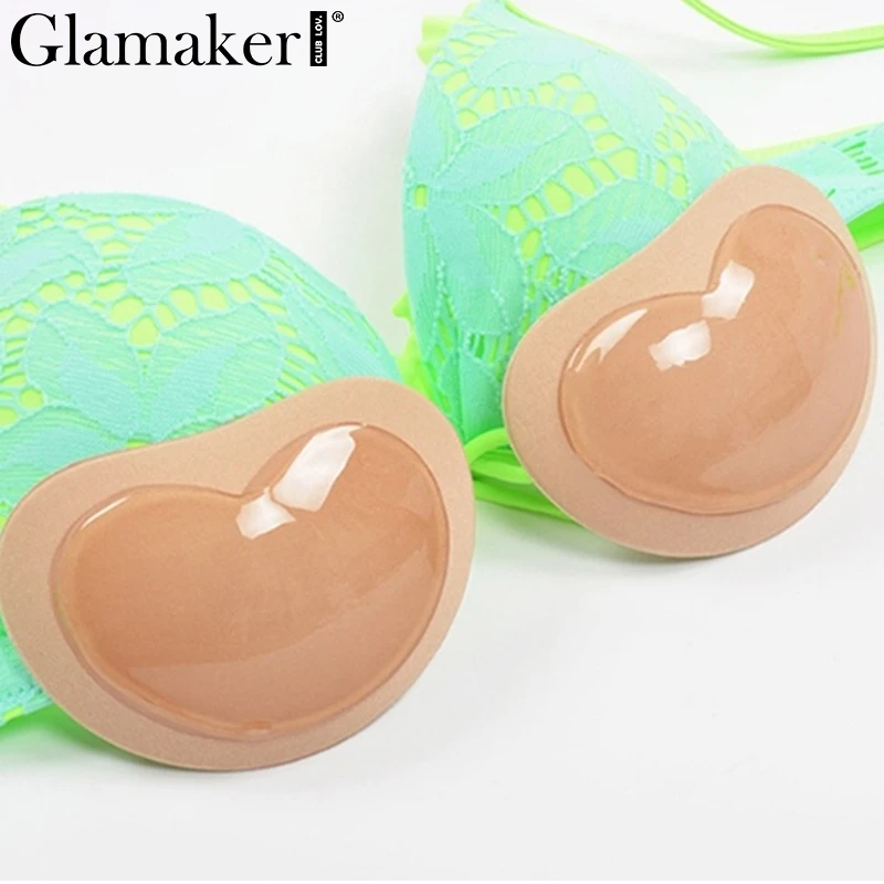 Glamaker прозрачный лоскутный сексуальный боди для женщин глубокий v-образный вырез Белый облегающий костюм женский летний цельный пляжный купальный костюм - Цвет: Only one size