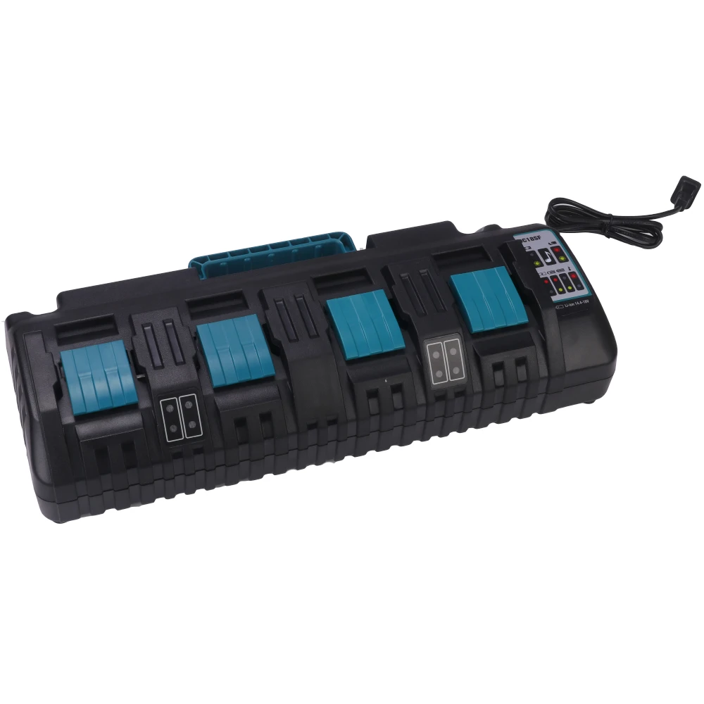 Устройство для быстрой зарядки с 4 портами Makita DC18SF 14 В 18 в литий ионный ток 4A