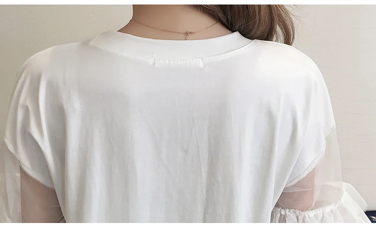 2019 летние женские платья с рукавом бабочкой и принтом из мультфильмов для