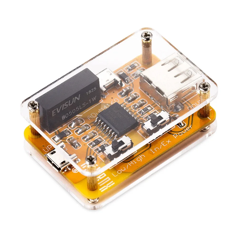Nobsound ADuM4160 USB к USB модуль изолятора аудио шумоподавитель промышленный изолятор защита 1500 В цифровой модуль