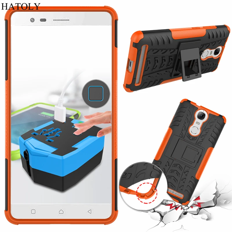 Чехол HATTOLY для Lenovo K5 Note Прочный чехол телефона противоударный резиновый жесткий