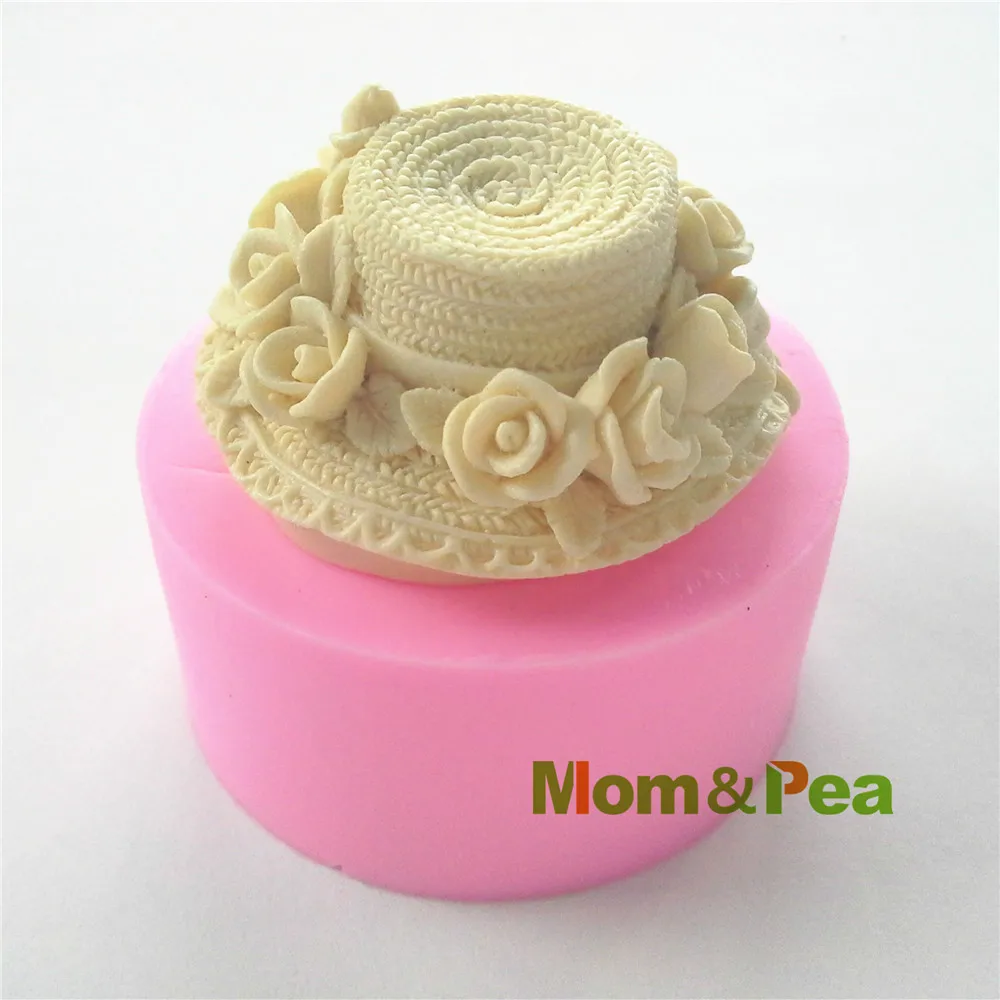 0407 Бесплатная доставка женская шляпа силиконовая форма для мыла украшение торта