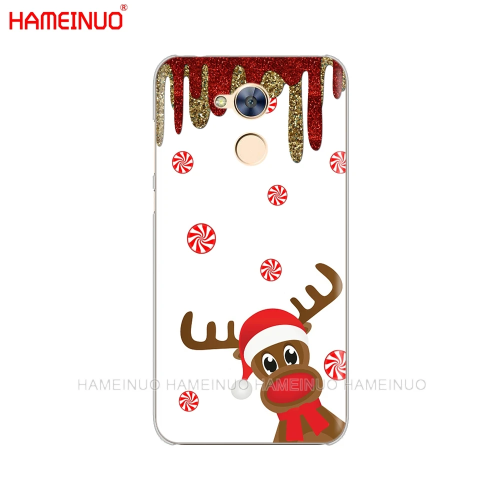 HAMEINUO Милый лось Рождество олень мультфильм год чехол для телефона huawei Honor 10 V10 4A 5A 6A 7A 6C 6X7X8 9 LITE - Цвет: 43231