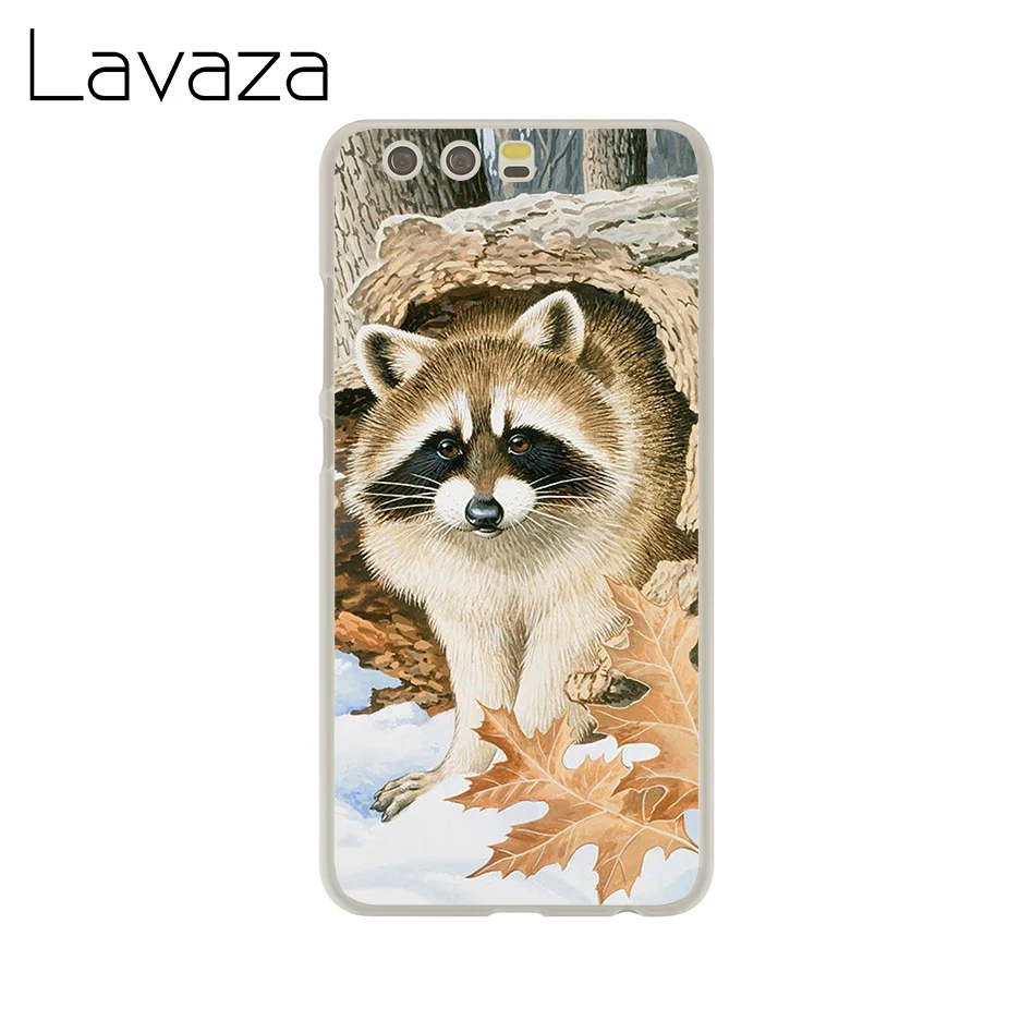 Чехол Lavaza с изображением животных енота для huawei P20 P10 P9 P8 Lite Plus Pro 2017 2016 2015 P Smart 2019 |